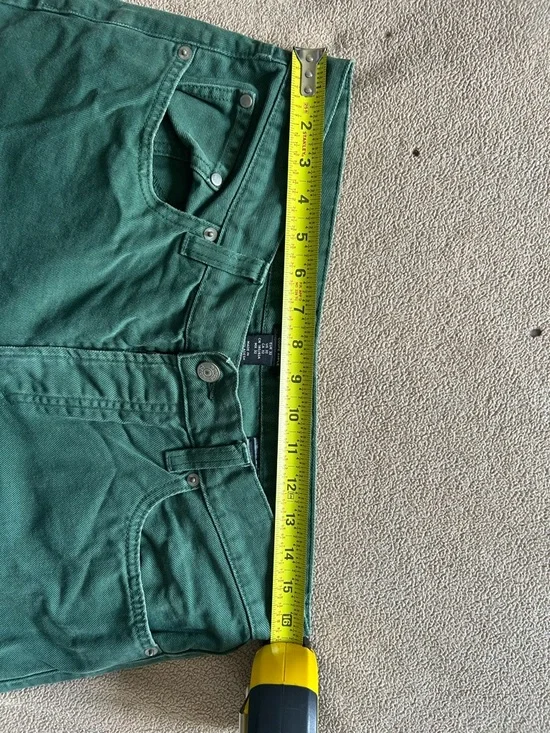 H&M Dark Green Straight-Leg Jeans - Picture 5 of 7